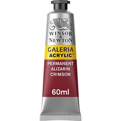 Imagen de Winsor &amp; Newton Galería, Pintura acrílica, Rojo (Permanent Alizarin Crimson), 60 ml,