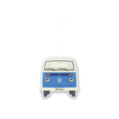 Imagen de BRISA VW Collection Ambientador/difusor de aire para coche T2 Bus Volkswagen en un pack individual (Frontal del Bus/Fresco Deportivo/Azul)