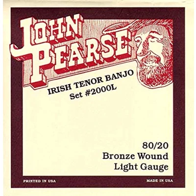 Imagen de John Pearse Strings 2000L Juego de cuerdas para banjo