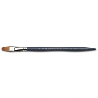 Imagen de Winsor &amp; Newton, Pincel sintético Profesional para Acuarela, Plano Corto, 13mm