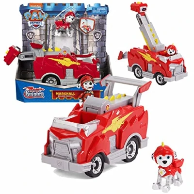 Imagen de PAW PATROL Selección Vehículos Rescue Knights Patrulla Canina, Figura:Marshall