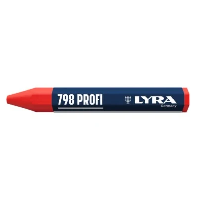 Imagen de Lyra Cera tiza 798 hexagonal Forma neta 12 unidades), color rojo, 4880017