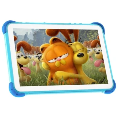 Imagen de Tablet Para Niños 10 Pulgadas Con Funda Soporte, Infantil 32 GB ROM 64 Ampliable Wifi 6 Pantalla IPS Control Parental Kids App, De 3 A 12 Años (Azul)
