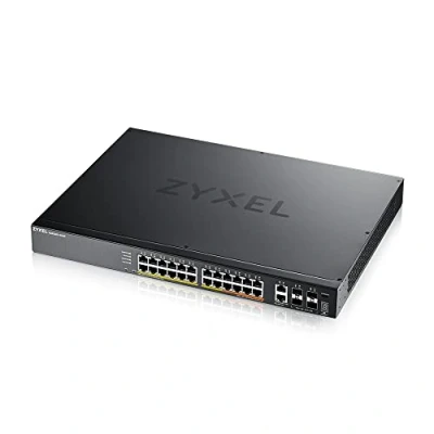 Imagen de Zyxel 24 Port GbE L3 Access PoE+ Switch with 6 10G Uplink (400 W) (XGS2220 10HP)