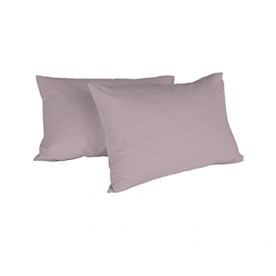 Imagen de MAX Color Pareja de Fundas Almohada, 100% Algodón, Rosa mistica, 52 X 82 Cm
