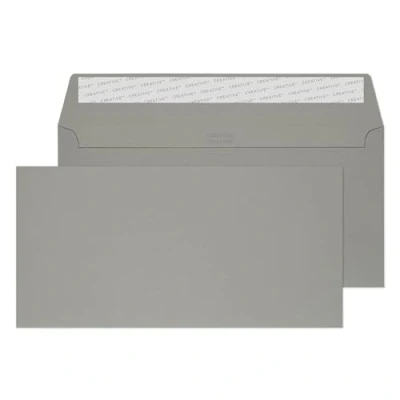 Imagen de Creativo Color DL 114 x 229 mm Wallet Peel and Seal Sobre Storm gris (25 unidades)