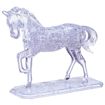 Imagen de HCM Kinzel 9001 Puzzle de cristal en 3D diseño Caballo [Importado Alemania]