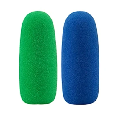 Imagen de RØDE WSCHROMA WS Chroma dos paravientos de espuma para el VideoMic NTG color azul y verde