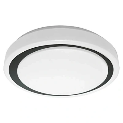 Imagen de LEDVANCE Aplique y plafón LED inteligente para uso en interiores con tecnología WiFi, color de luz cambiante (3000K 6500K), blanco, 410mm, compatible Google Alexa, SMART+ WIFI ORBIS KITE