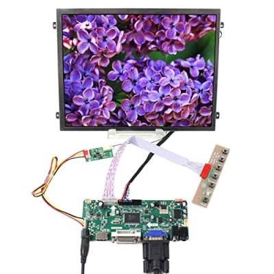 Imagen de VSDISPLAY 10.4 pulgadas VS104T 003A 500nit 1024x768 30 pines IPS LCD Panel y HD MI DVI VGA Audio LVDs Driver Board M.NT68676