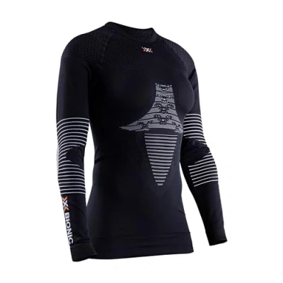 Imagen de X Bionic Energizer 4.0 Shirt Lg Sl Wmn, Camiseta, Mujer, Opal Black/Arctic White, L