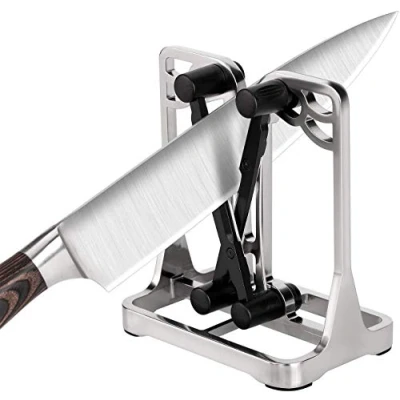 Imagen de Dealswin Afilador de Cuchillos Cocina Profesional Manual para Todo Tipo Herramientas Knife Sharpener