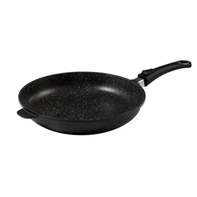 Imagen de Pradel Excellence 52410M Sartén con revestimiento de piedra (aluminio, diámetro 32 cm), color negro