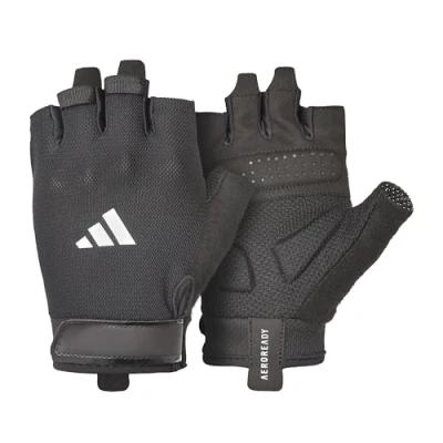 Imagen de adidas Guantes de Entrenamiento Esenciales: tecnología Aeroready Que Absorbe la Humedad Junto con una Palma Extremadamente cómoda y Duradera Ante sintético