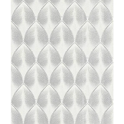 Imagen de Rasch Papel pintado no tejido (Exotic), color blanco y plateado 10, 05 m x 0,53 Yucatan 535839