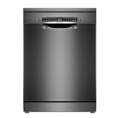 Imagen de Bosch Lavavajillas Libre Instalación, 60 cm, Serie4, Home Connect, 14 Servicios, Cepillado Antihuellas, Acero Negro, SMS4EMC06E.