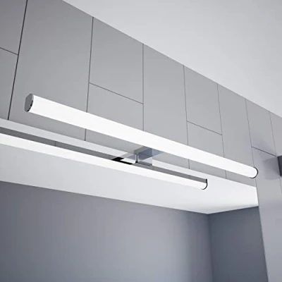 Imagen de luminaria para espejo led 600 mm de superficie 230 V cuarto baño cromada, selección: blanco Newtro