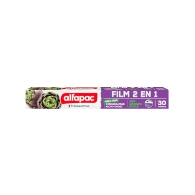 Imagen de Alfapac Película multiusos de 30 m, nevera y microondas, fabricado en Francia