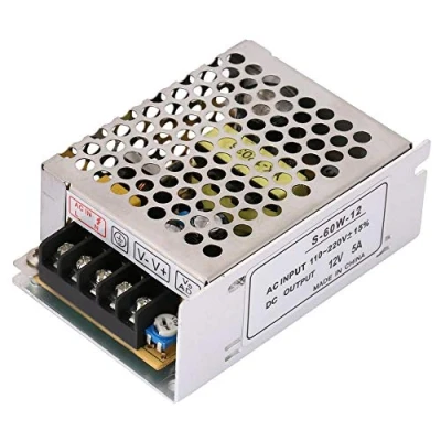 Imagen de convertidor de conmutación regulada universal 5A 12V AC/DC voltaje transformador regulado fuente alimentación corte para LED