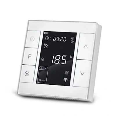 Imagen de Controlador de Temperatura Digital termostato programable Plus habilitado, calefacción MCO Home MH7H Compatible con Gateway(MH7H WH)