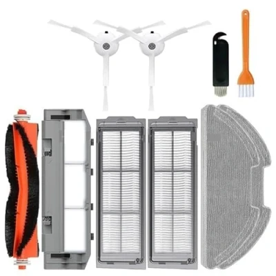 Imagen de CINDTRGA Compatible con XiaoMi Mi Robot Vacuum Mop 2 Lite / Pro/MJSTL MJST1SHW, Accesorios, Cepillo Lateral Principal, Filtro Hepa, fregona, Piezas de Repuesto (Color : Set 2)