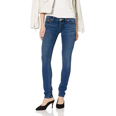 Imagen de True Religion Jeans Ajustados Stella de Talle bajo para Mujer, Atrapasueños., 33W