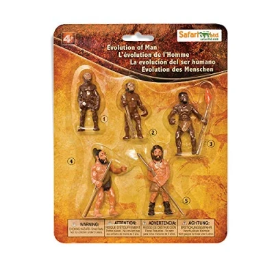 Imagen de Safari Ltd. Evolución del Hombre Contiene 5 Figuras de Juguetes No tóxico y Libre BPA Apto para Niños 3