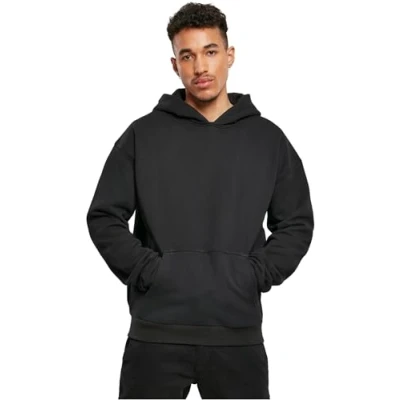 Imagen de Build Your Brand Sudadera con Capucha Ultra Heavy Cotton Box Hoody, Negro, XXXXXL para Hombre