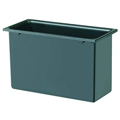 Imagen de Exacompta Modern&#039;line Compartimiento rectangular para papelera, 2 l, color gris
