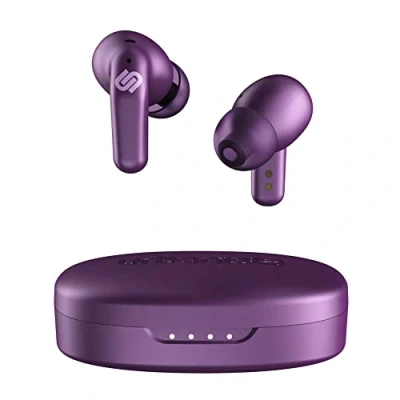 Imagen de Urbanista Seoul Auriculares Inalámbricos con micrófono para Juegos de Baja Latencia 70 ms Modo Dual USB C Carga Rápida 32 H Reproducción Púrpura Vivo
