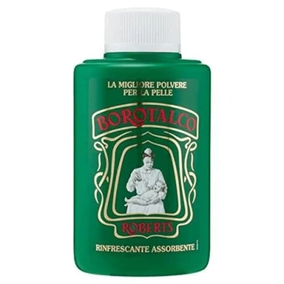 Imagen de Borotalco talco Tarro, polvo de talco, en multiusos absorbente y refrescante, para una piel aterciopelada apta hombres, mujeres niños, paquete 200 g