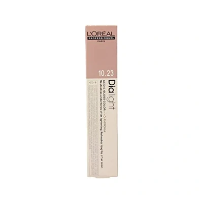 Imagen de L&#039;Oréal Professionnel DiaLight 10.23 Coloración Milkshake Perlado Dorado Sin Amoniaco, 50ml