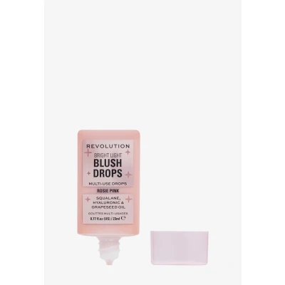 Imagen de Revolution Pro, Gotas de Rubor Bright Light con Ácido Hialurónico, Acabado Radiante, Rosado Rosie, 23ml