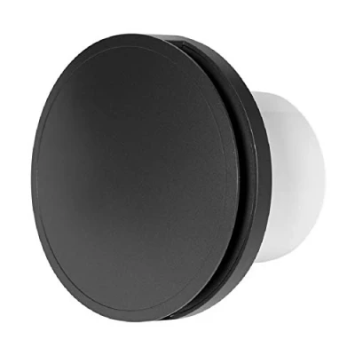Imagen de Ø 100mm Extractor de Baño Aire Silencioso Antracita Ventilador Pared para Cocina, Garaje, WC