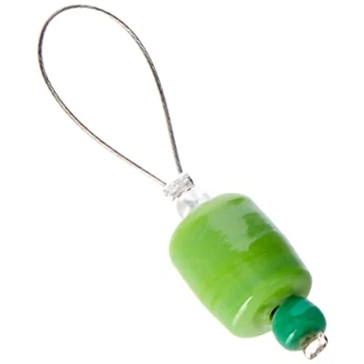 Imagen de KnitPro Zooni Stitch Markers, Madera, Verde, Naranja, One Size