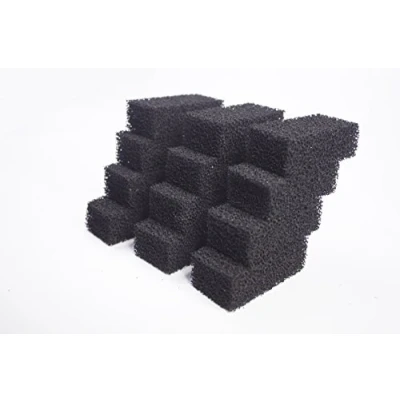 Imagen de Sin marca Tetra CF En 800/1000 Plus Esponja de carbón Filtro Medio reemplazo(12 Piezas)