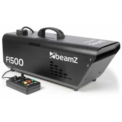 Imagen de BeamZ F1500 máquina de humo 1500W con mando a distancia, maquina humo, compatible DMX, temporizador, función intervalo, niebla para generar constantemente en los escenarios