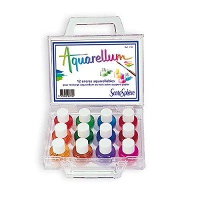 Imagen de Sentosphere Aquarellum 0 Maletín de Acuarelas con 12 Colores, Multicolor, 200 g (1er Pack) (3900770)