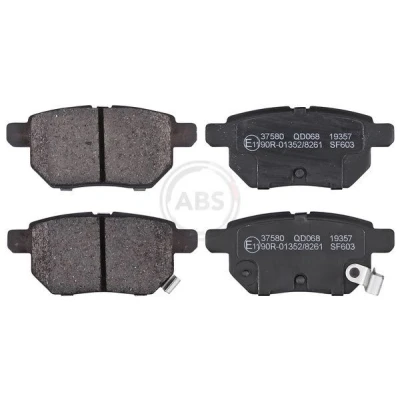 Imagen de A.B.S. 37580 Juego de pastillas freno con avisador acústico desgaste TOYOTA: Auris Hatchback, Prius III Yaris II Hatchback