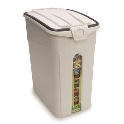 Imagen de Arquivet, Contenedor hermético para pienso de perros o gatos, Hasta 14 litros, 5 Kg, Cubo guardar la comida nuestra mascota, Incluye pala dosificadora,19,5 x 31 34 cm