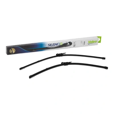 Imagen de Limpiaparabrisas Valeo Silencio X.trm, Flat Blade Set 574325 delante Sin marco Top Lock MERCEDES BENZ: Clase A, B