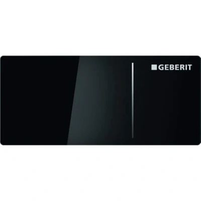Imagen de Geberit Pulsador Sigma70, Para Doble Volumen De Descarga: Vidrio Negro (242.813.SJ.1)