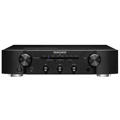 Imagen de Marantz PM6007 Amplificador Integrado con conectividad Digital, entradas analógicas coaxiales y ópticas, 2 x 45 W, conversión DAC, D/A para Entrada Color Negro