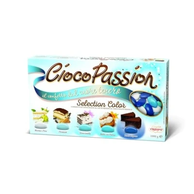 Imagen de CRISPO CONFETTI CIOCOPASSION SELECTION COLOR GUSTI ASSORTITI CELESTI 1 KG