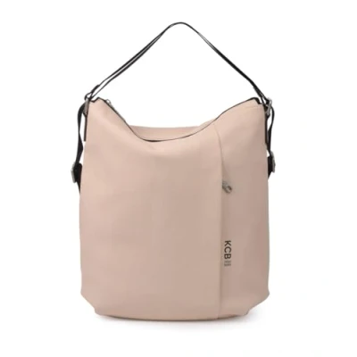 Imagen de Bolso Mochila KCB Strong Convertible y Versátil Diseño Moderno Elegante Espacioso Funcional Asas Ajustables 100% Vegano Color Beige