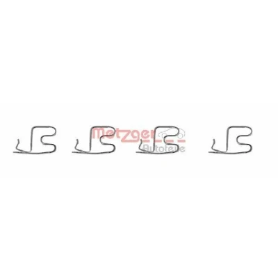 Imagen de METZGER 109 1219 Kit de accesorios, pastillas frenos MITSUBISHI: Carisma Hatchback, HONDA: Accord 7 Limousine, SMART: Forfour I