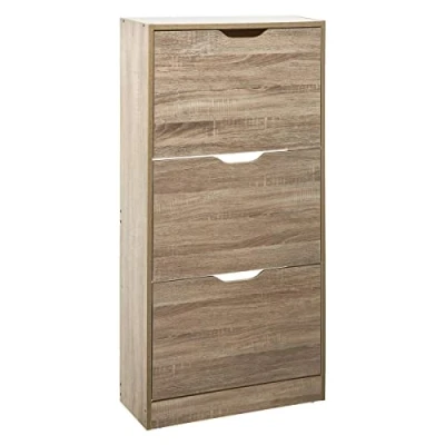 Imagen de 5five Mueble Zapatero de 3 cajones con Efecto Roble Natural