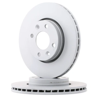 Imagen de ATE 24.0122 0270.1 Disco de freno 258,0 22,0 4 100,0 ventilado revestido altamente carbonizado con tornillos RENAULT: Clio 4, Captur norauto, oscaro,