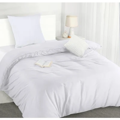 Imagen de Utopia Bedding Funda Nordica Cama 90 Microfibra Juego de Edredon 135x200 cm y 1 Almohada 80x80 (Blanco)