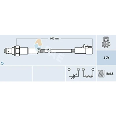Imagen de Sonda lambda FAE 77262